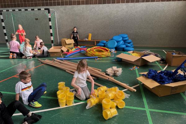 Neues Pausenspielzeug